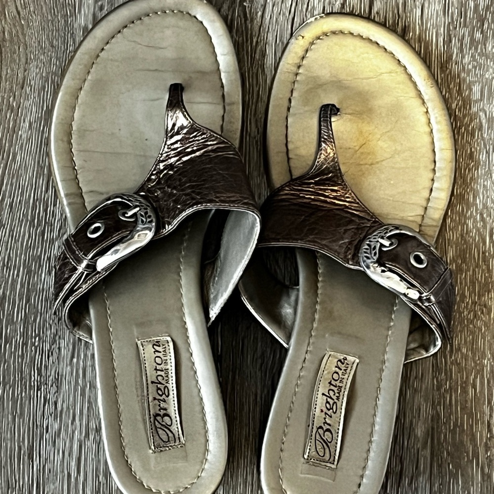Brighton Women's Metallic Brown Sandals